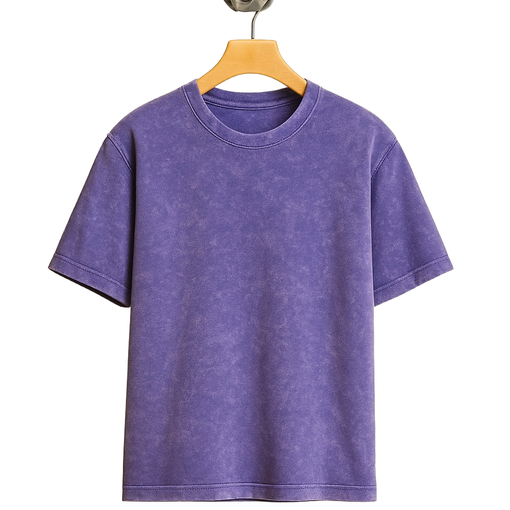 Acid Wash Drop Shoulder T-Shirt