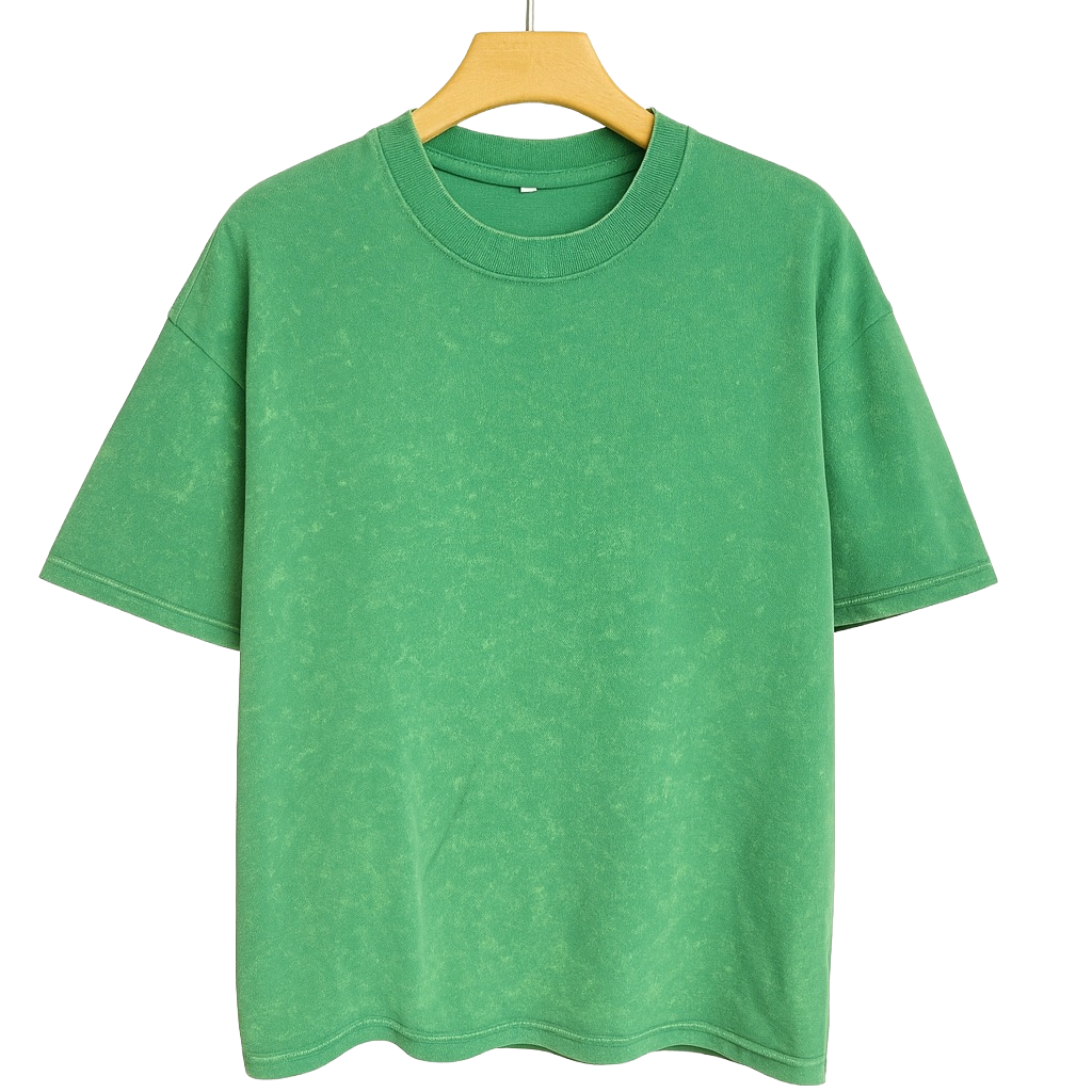 Acid Wash Drop Shoulder T-Shirt