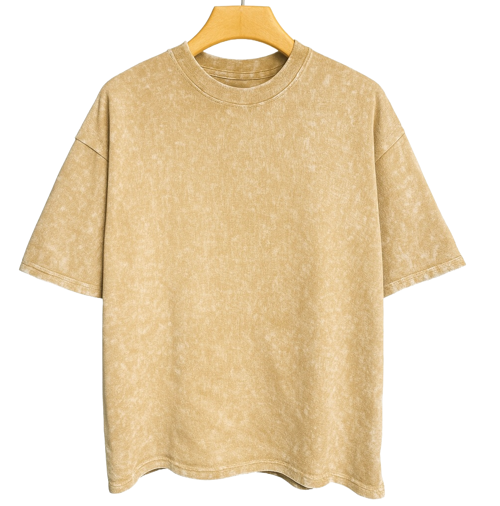 Acid Wash Drop Shoulder T-Shirt
